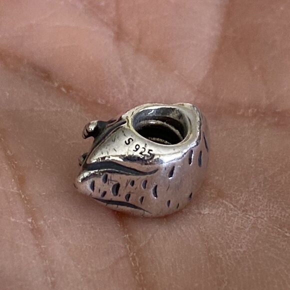 Pandora Wise Studious Owl Sterling Silver Charm Bead - Picture 4 of 5
